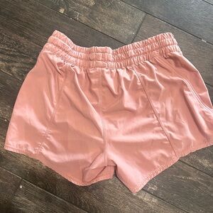 Vuori Mauve-Pink Athletic Shorts (Women)